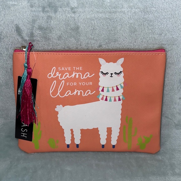 Orange Llama Cosmetic Bag - Picture 14 of 14